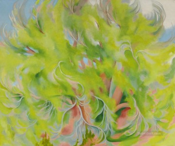 ジョージア・オキーフ Painting - 春のコットンウッドの木 ジョージア・オキーフ アメリカのモダニズム 精密主義